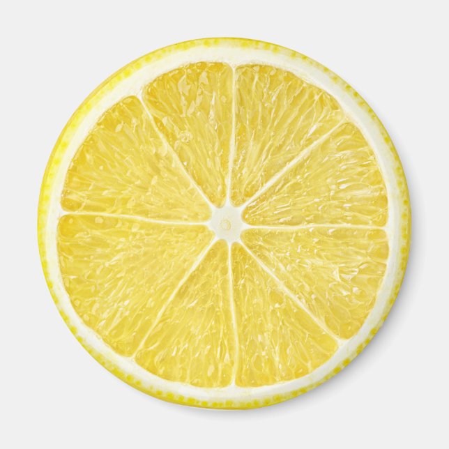 Slice of lemon magnet (Front)