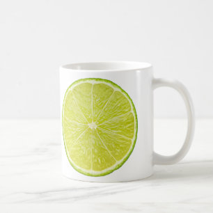 Slice of lime coffee mug