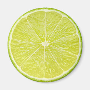 Slice of lime magnet