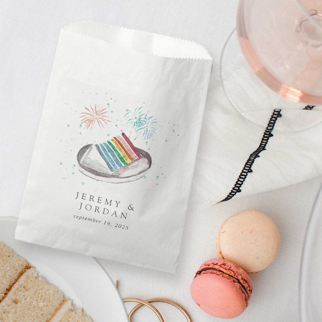 Slice of Love Personalised Couples Favour Bag (Creator Uploaded)