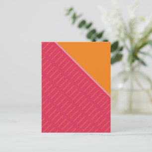Slice of Orange 2 Abstract Design Postcard