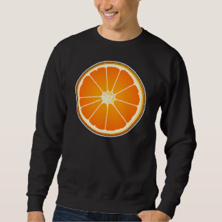 Slice Of Orange Sweatshirt Fruit Food Halloween 