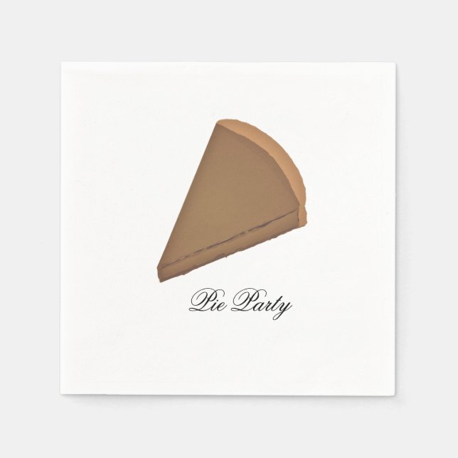 Slice Of Pie Party Napkin (Front)