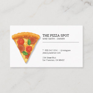 Slice of Pizza Business Card