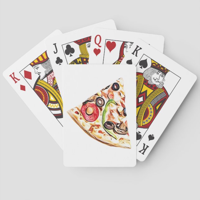 Slice of Pizza Playing Cards (Back)