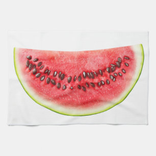 Slice of watermelon tea towel