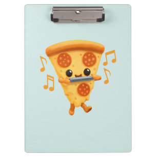 Slice Playing a Harmonica Cute Clipboard
