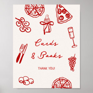 Slice Slice Baby Cards and Books Printable Poster