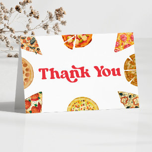 Slice Slice Baby Pizza Baby Shower Thank You Card