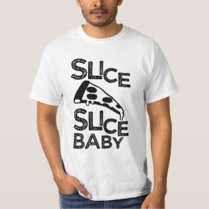 Slice Slice Baby Pizza foodie men's shirt