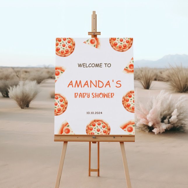 Slice Slice Baby Welcome Sign, Pizza Baby Welcome Poster (Creator Uploaded)