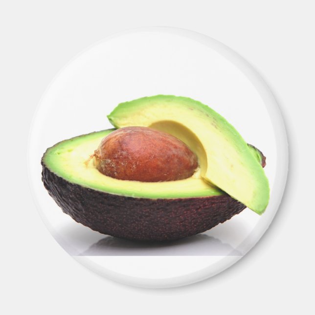 Sliced Avocado Magnet (Front)