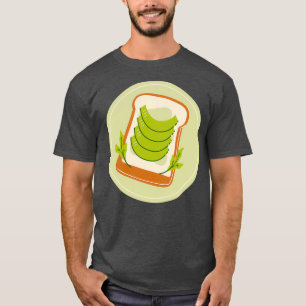 sliced avocado toast pattern pack T-Shirt