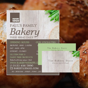 Sliced Bread on Board, Bakers, Bakery Store Flyer