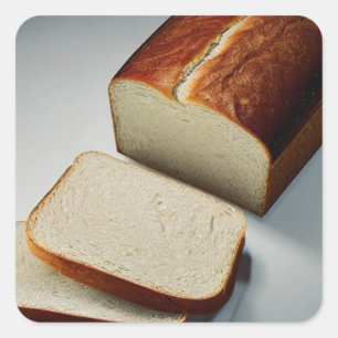 Sliced Bread Square Sticker
