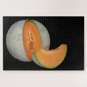 Sliced Cantaloupe Melon Jigsaw Puzzle