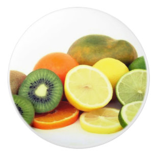  SLICED FRUIT CERAMIC KNOB
