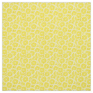Sliced Lemons Design Fabric