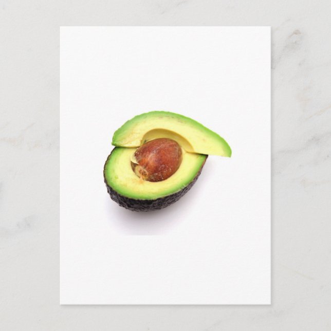 Sliced Open Avocado Postcard (Front)