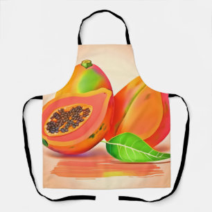 Sliced Papaya Freshness Apron