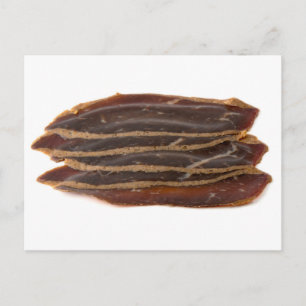 Sliced Pastirma Postcard