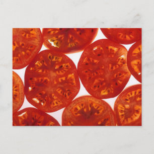 Sliced Tomatoes Postcard