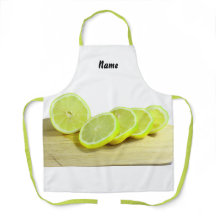 Sliced Yellow Lemons on Cutting Board Still Life