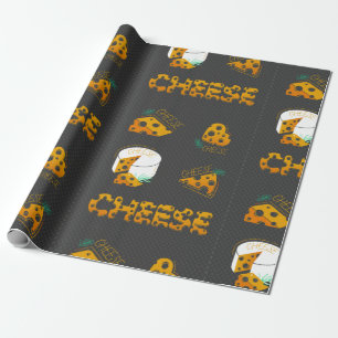 Slices Of Cheese Wrapping Paper