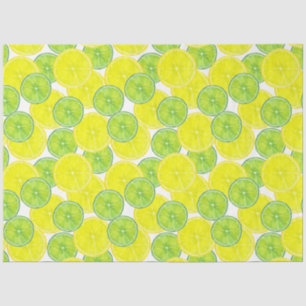 Slices of Lime and Lemon Fruit  Tissue Paper