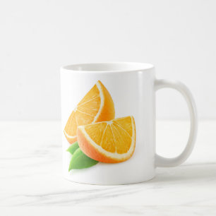 Slices of orange coffee mug