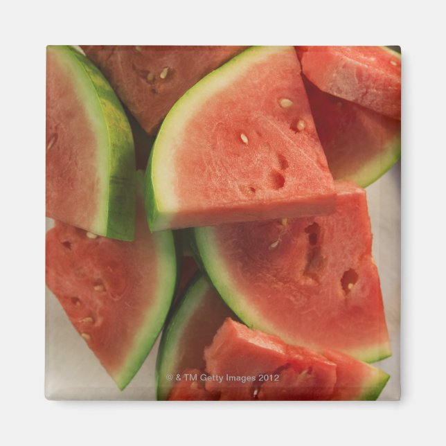 Slices of watermelon magnet (Front)