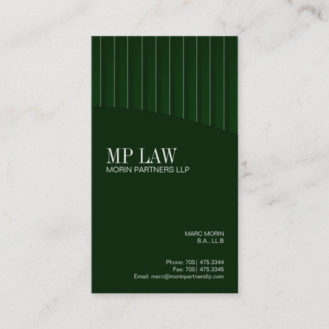 Slick Business Card (Front)