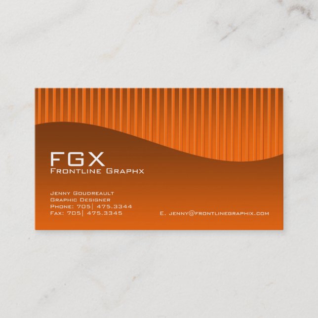 Slick Business Card (Front)