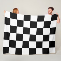 Slick Chequered 60x80 Fleece Blanket