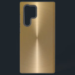 Slick Faux Gold Metallic Stainless Steel Look Samsung Galaxy Case<br><div class="desc">Elegant slick faux gold metallic stainless steel look.</div>