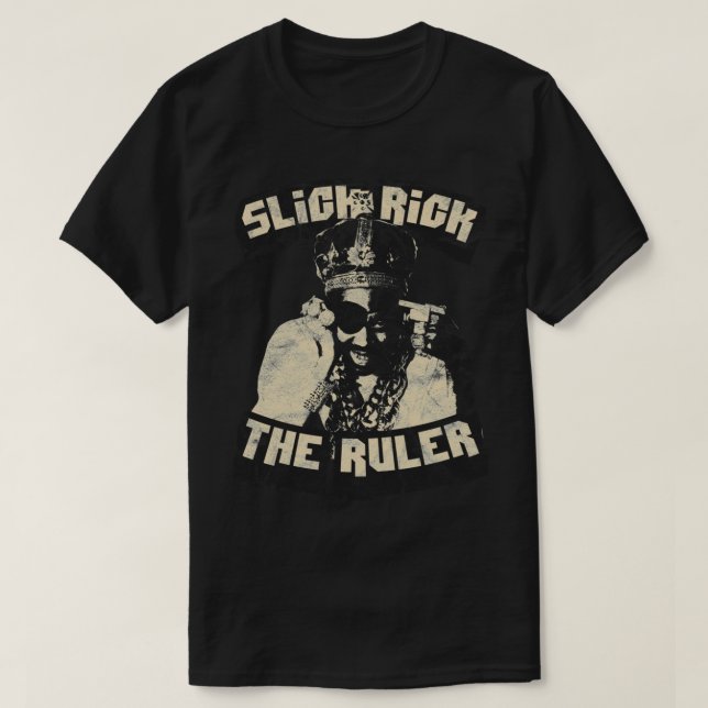 Slick Rick Old School Hip Hop Classic T-Shirt (Design Front)