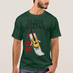 Slide Guitar Guitarist Musician Funny T-Shirt