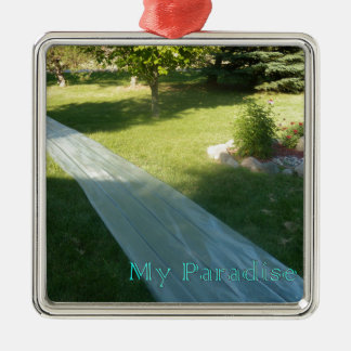 Slide Paradise Metal Tree Decoration