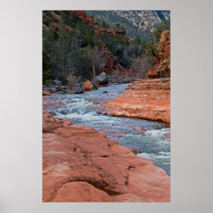 Slide Rock in Sedona, AZ 3590 Poster