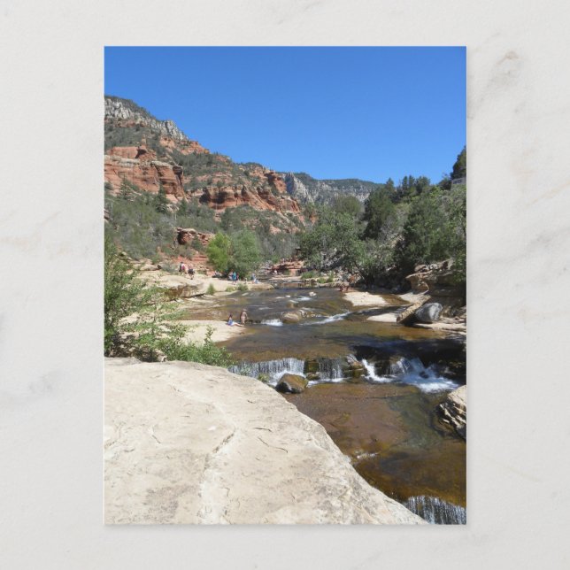 Slide Rock postcard (Front)