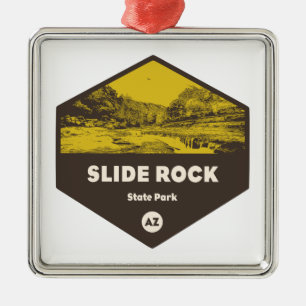 Slide Rock State Park Arizona Metal Ornament