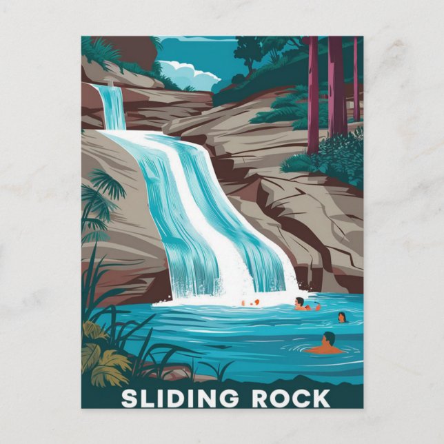 Slide Rock State Park Arizona Postcard (Front)