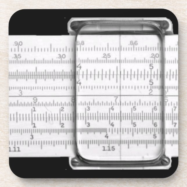 Slide Rule Coasters (Front)