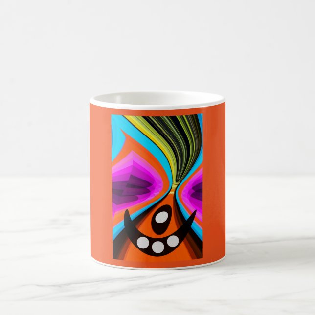 Slide to the future art coffee mug (Center)