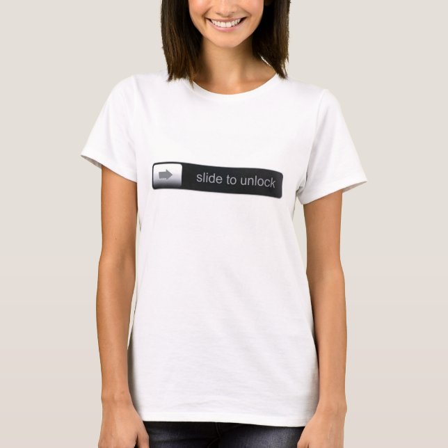 Slide To Unlock T-shirt (Front)