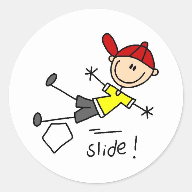 Sliding Into Base Sticker (Front)