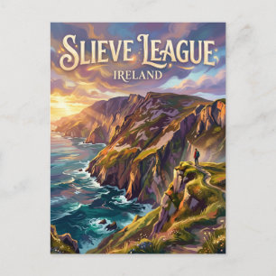 Slieve League Cliffs Ireland Postcard