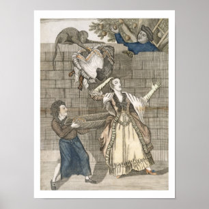 Slight of Hand by a Monkey or the Lady's Head Unlo Poster