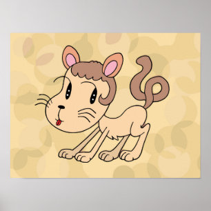 Slightly mysterious and stylish animal. poster