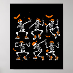 Slightly Subtle Halloween Skeleton Trump Halloween Poster
